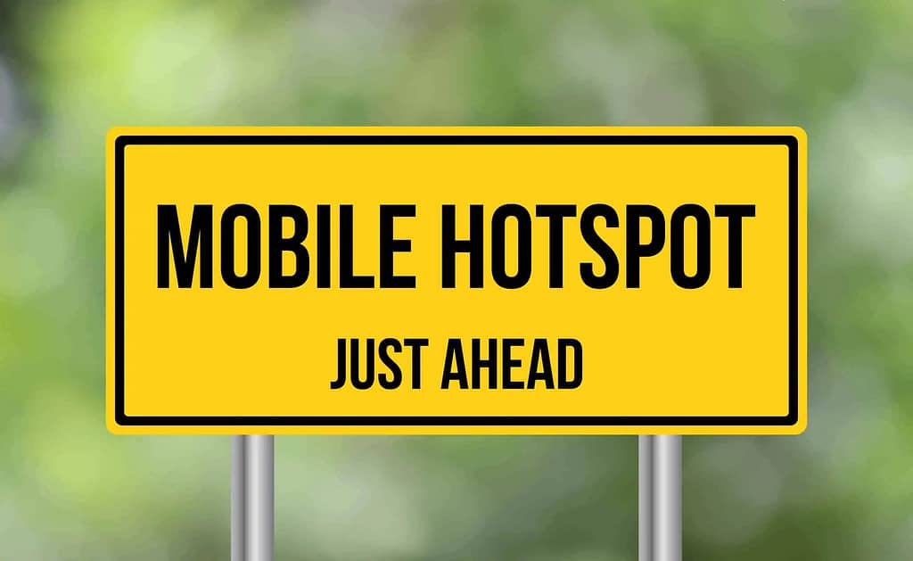 Mobile hotspots are a great source of internet for RV users