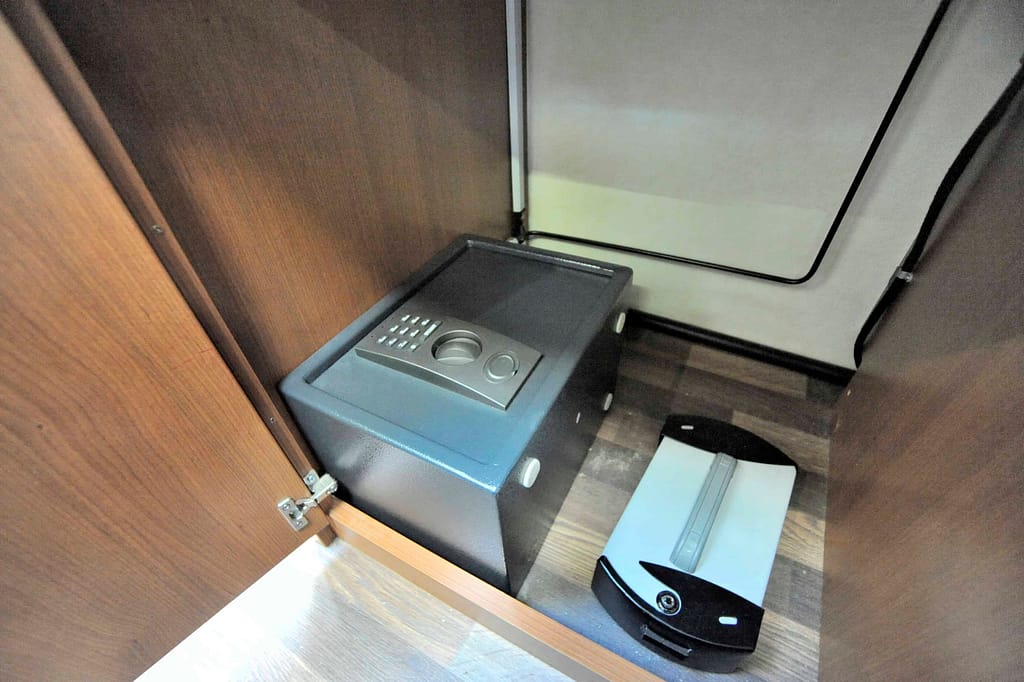 floor-secured safes for RV to protect valuables