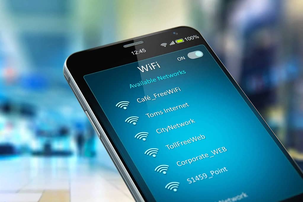 take precautions when connecting wifi hotspots when traveling, like using a VPN 