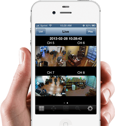 A security camera system worth it's salt with have a decent mobile app these days