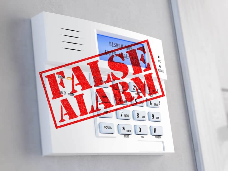 Tips to reduce false alarms
