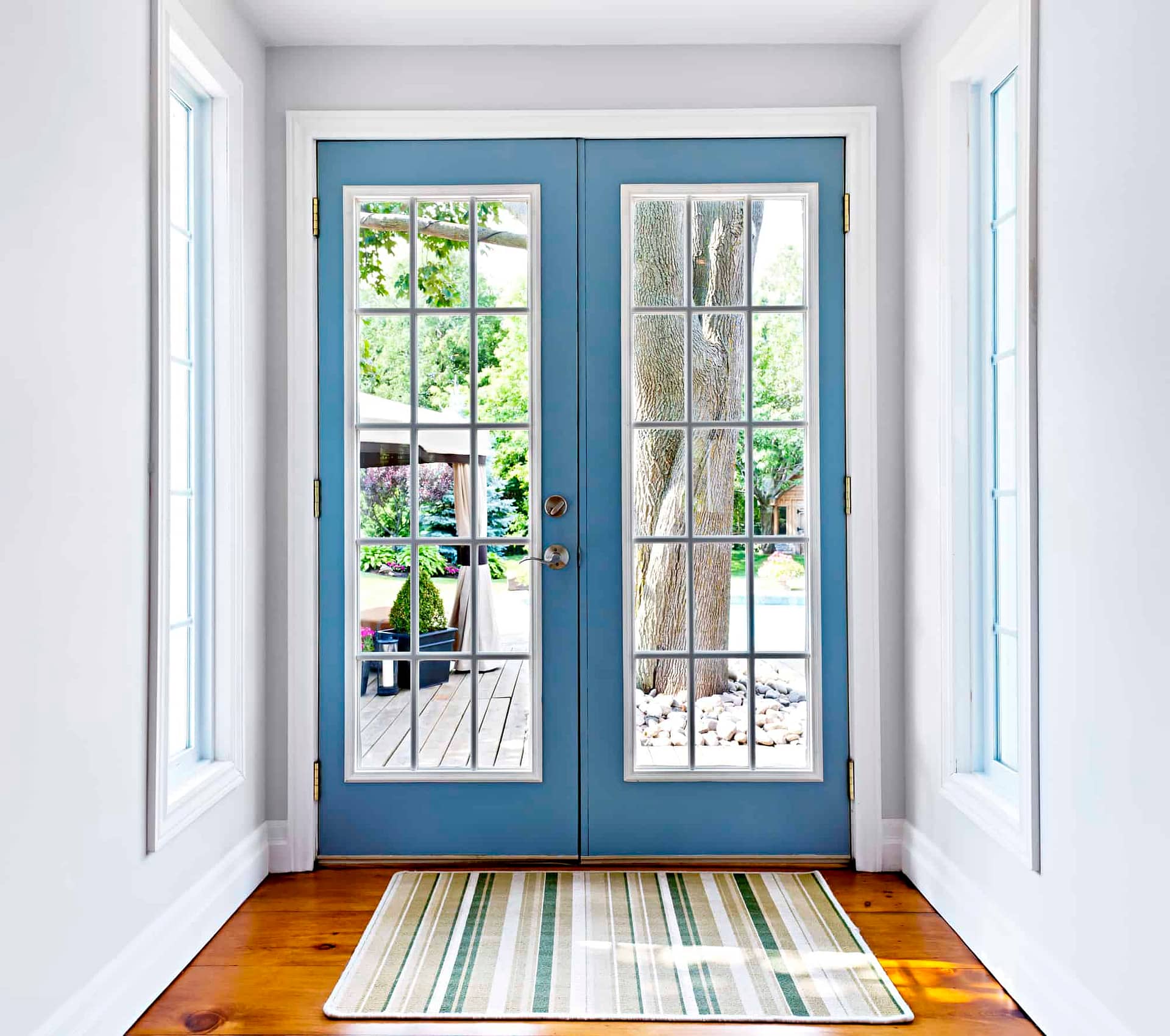 Glass doors need to be inspected and protected before a hurricane too. 